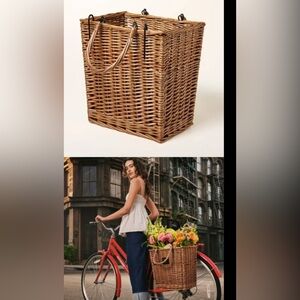Kate Spade x Target Adult Woven Bicycle Basket